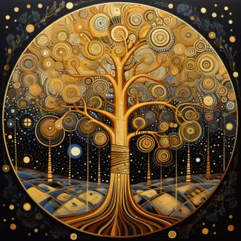 Cosmic Tree of Astral Dimensions