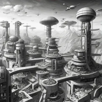 Futuristic city powered by renewable energy sources - Image 3