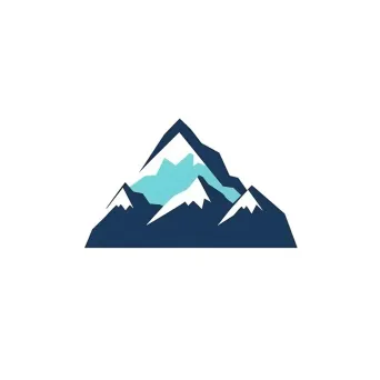 Monochrome mountain view logo - Image 2