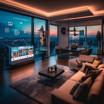 Smart Home Devices in Urban Apartment