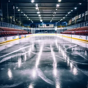 Empty ice hockey rink - Image 2