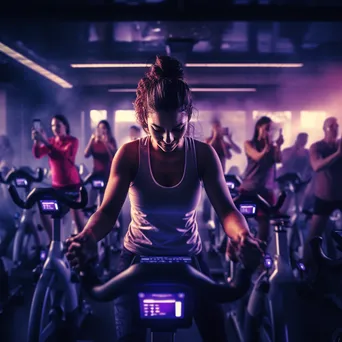 Spinning Class in Action