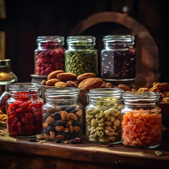 Organic Nuts and Dried Fruits Selection