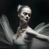 Intense ballet dancer portrait - Image 2