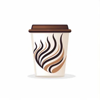 Coffee shop logo with modern coffee cup design - Image 3