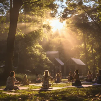 Outdoor Yoga Festival Serenity