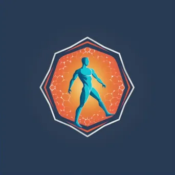 Figure icon logo design for fitness rehabilitation center - Image 2