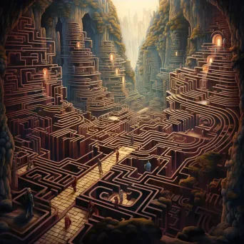 Journey Through Shifting Labyrinth