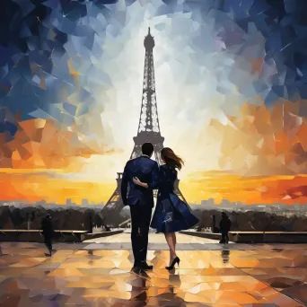 Romantic Low-Poly Paris