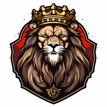 Muscular Lion Logo for Fitness Brand - Image 1