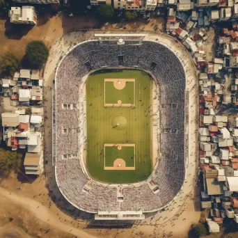 Cricket stadium aerial view - Image 4