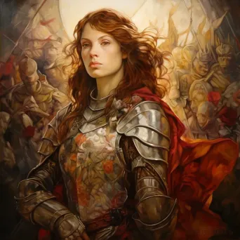 Pre-Raphaelite Joan of Arc