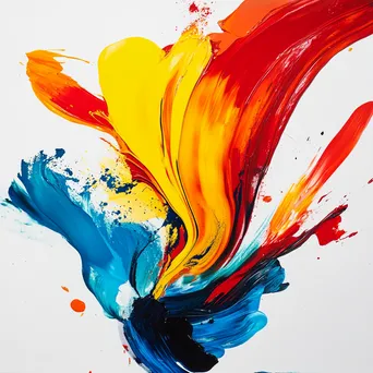 Dynamic Bold Paint Explosion