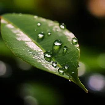 Water Drop on Leaf