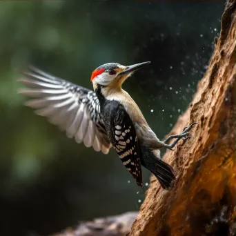 woodpecker on tree - Image 3