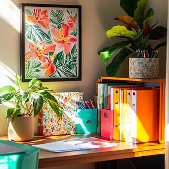 Inspirational Desk Corner Setup