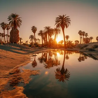 Palm Trees at Desert Spring