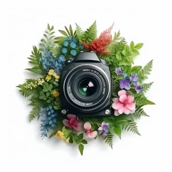 Camera Lens Logo for Nature Photography - Image 1