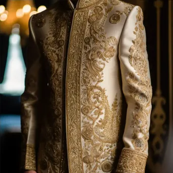 Indian sherwani at lavish wedding - Image 4