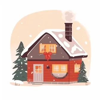 Christmas Cottage Logo - Image 4