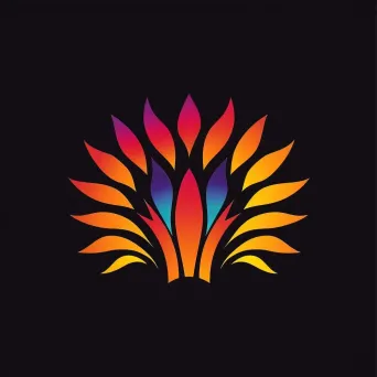 Dynamic sun or flame logo for youth non-profit - Image 3