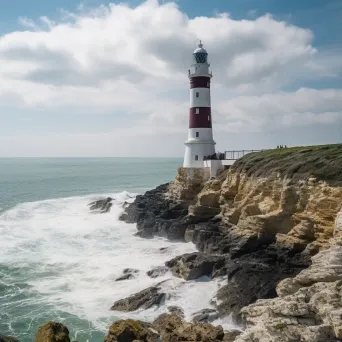 St Catherines Lighthouse England - Image 1