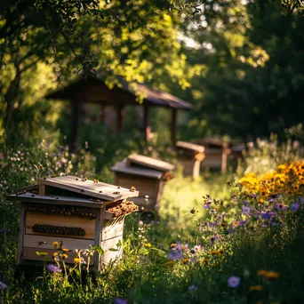 Charming Apiary in Garden Setting