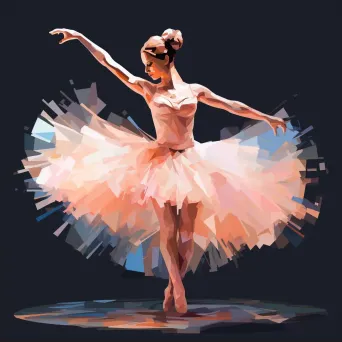 Low Poly Ballerina