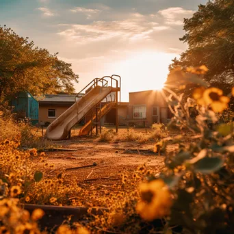 Abandoned School Playground