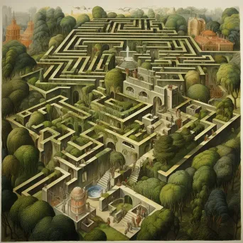 Garden maze to overgrown labyrinth - Image 3