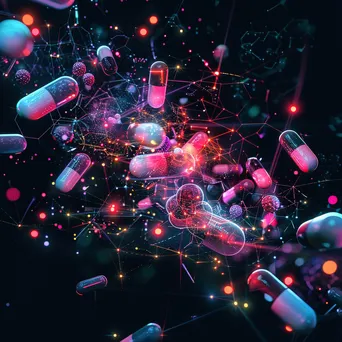 Graphic representation of pharmaceutical molecules - Image 3