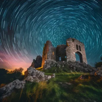 Castle Star Trails