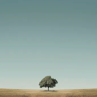 lonely tree open field - Image 3