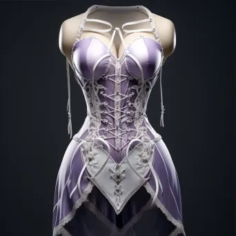 Low Poly Victorian Corset