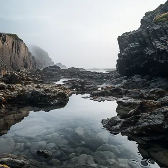 Serene Morning Rock Pool