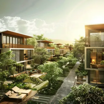 Sustainable housing estate with energy-efficient design - Image 1