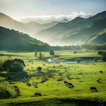 Wildlife on a Tranquil Plateau