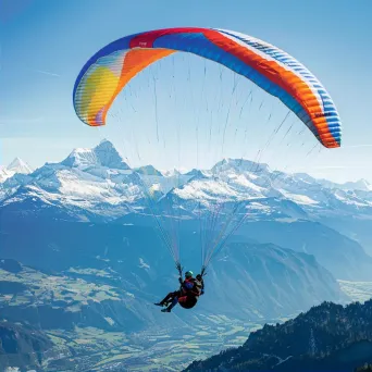 paraglider mountains - Image 2