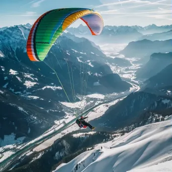 paraglider mountains - Image 3