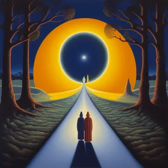 Mysterious crossroads pact under full moon - Image 2