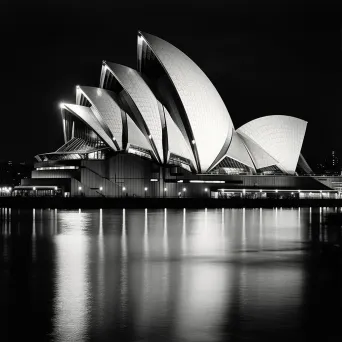 Twilight Glow of an Iconic Landmark