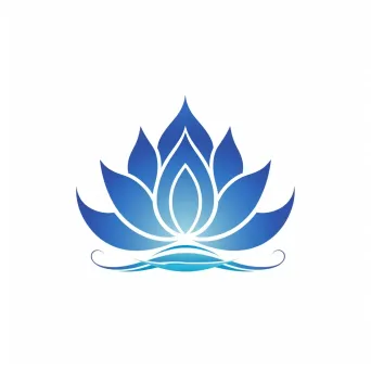 Lotus Flower Logo for Yoga Studio - Image 1