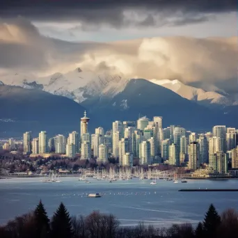 Vancouver Skyscraper Skyline