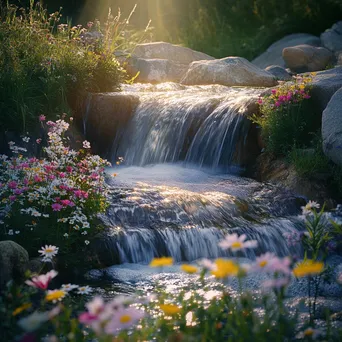 Peaceful Waters of Natural Spring