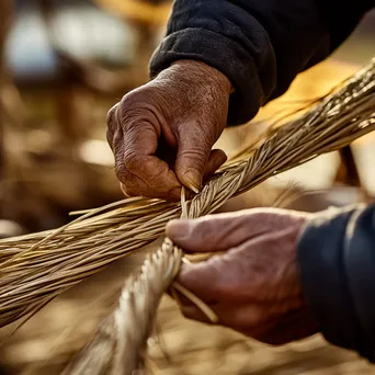 Craftsmanship of Thatching