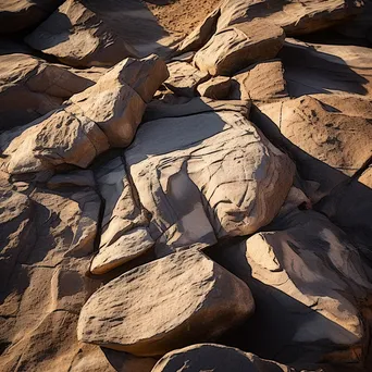 Close-up of unique textures on wind-carved desert rocks - Image 1