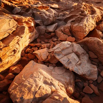 Close-up of unique textures on wind-carved desert rocks - Image 3