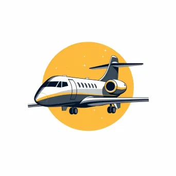 Luxury Private Jet Service Logo Design - Image 3