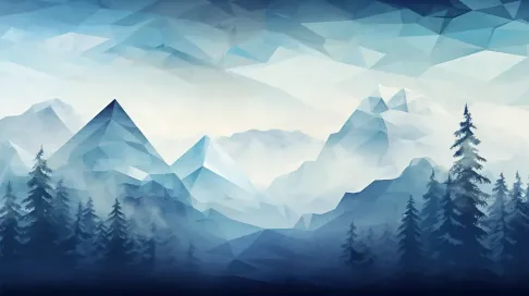 Low Poly Winter Wilderness