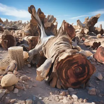 Petrified trees desert - Image 2